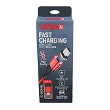Магнитный кабель Voin VC-6102M RD Micro 3А длина 2м красный