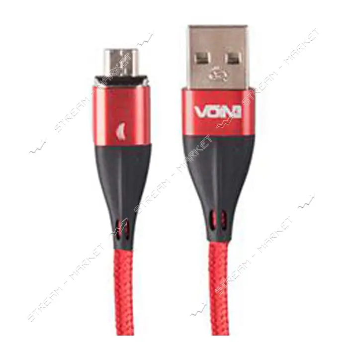 Магнитный кабель Voin VC-6102M RD Micro 3А длина 2м красный