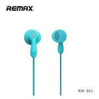 Наушники проводные Remax RM-301 Candy голубые                                                       