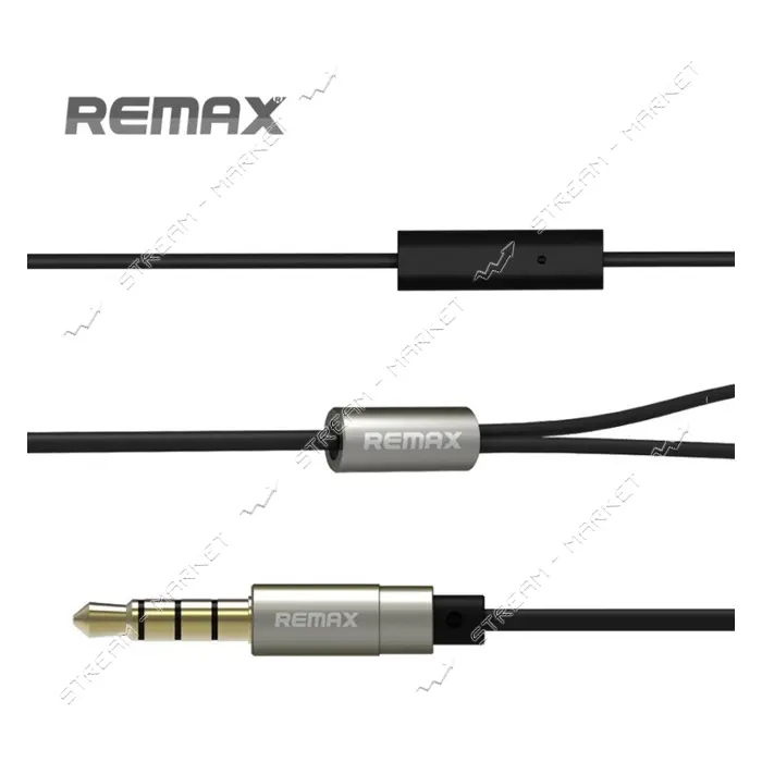Наушники проводные Remax RM-501 черные                                                              