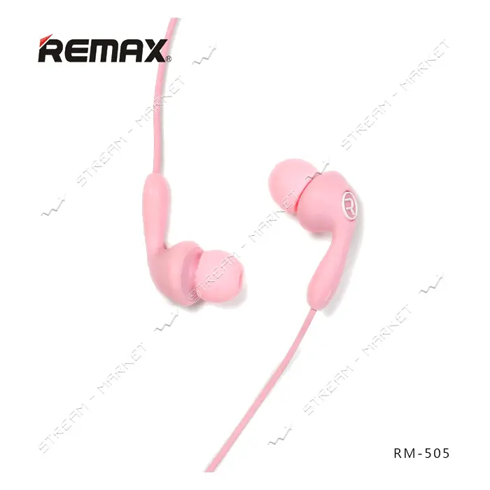Наушники проводные Remax RM-505 Candy розовые                                                       