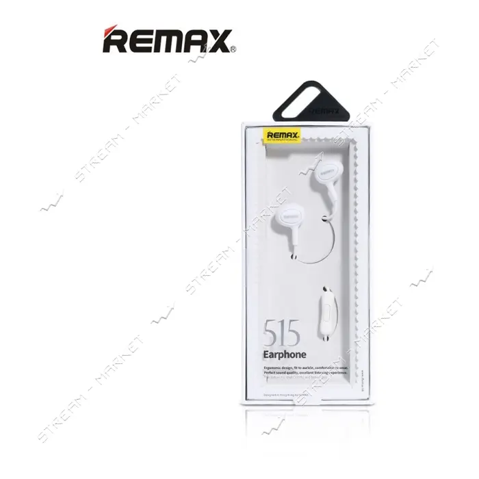 Проводные наушники Remax RM-515 белые                                                               