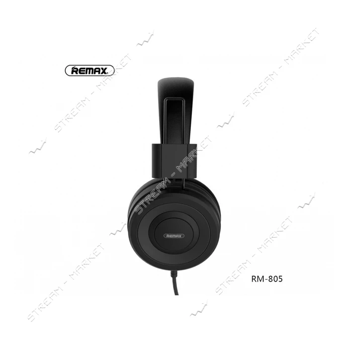 Наушники проводные Remax RM-805 Music and Calls черные