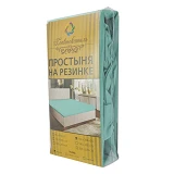Простыня двуспальная на резинке Бязь Gold 160x200x20см ассорти                                      