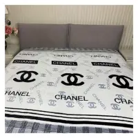 Плед-покривало євро велсофт Chanel 200x220см білий                                                  
