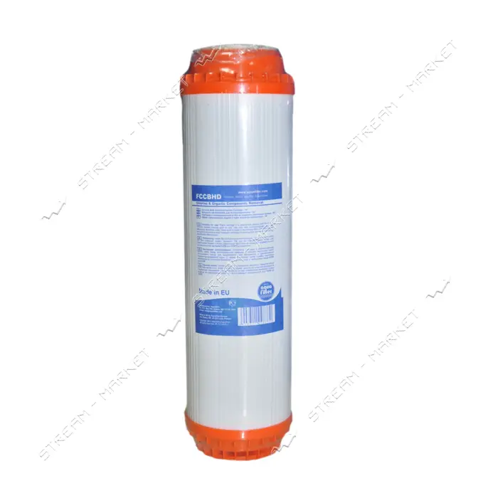Картридж Aquafilter из гранулированного угля из скорлупы кокосовых орехов 2.5"х10" FCCBHD           