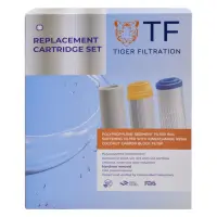 Набор картриджей TF Tiger Filtration полипропилен гранулированный уголь брикетированный уголь       