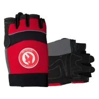 Перчатки Intertool SP-0142 Microfiber без пальцев ставки спандекса эластичный манжет на липучке