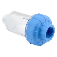 Фильтр солевой для стиральной машины AquaKut KONO 3/4" прозрачный пустой                            