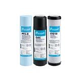 Комплект картриджей Ecosoft CHV3 Хлор пена плюс хлор уголь