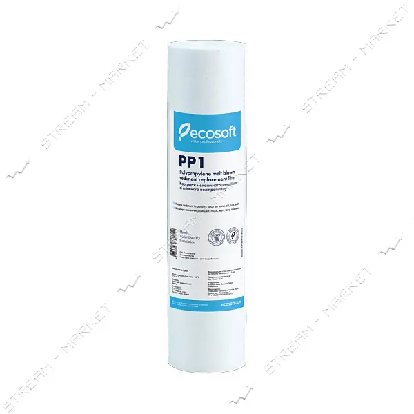 Картридж вспененный полипропилен Ecosoft CРV25101ECO 1мкм 2.5"x10"