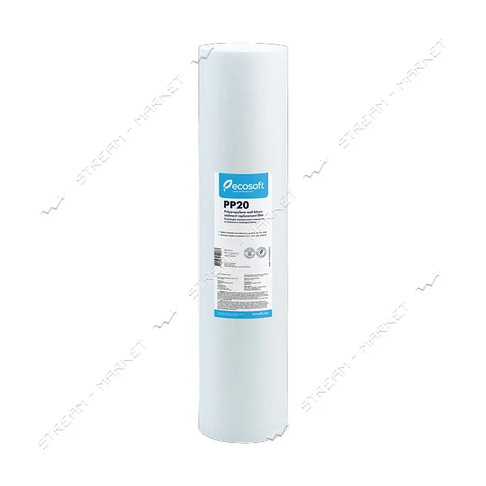 Картридж вспененный полипропилен Ecosoft CРV452020ECO 20мкм тип ВВ20 4.5"x20" под заказ             