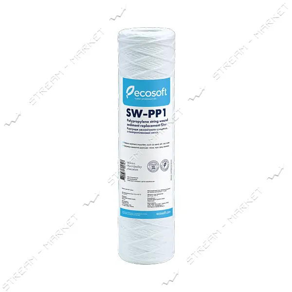 Картридж полипропиленовая нить Ecosoft CРN25101ECO 1мкм 2.5"x10"