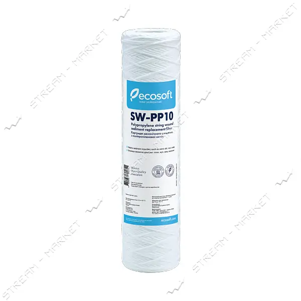 Картридж полипропиленовая нить Ecosoft CРN251010 10мкм 2.5"x10"