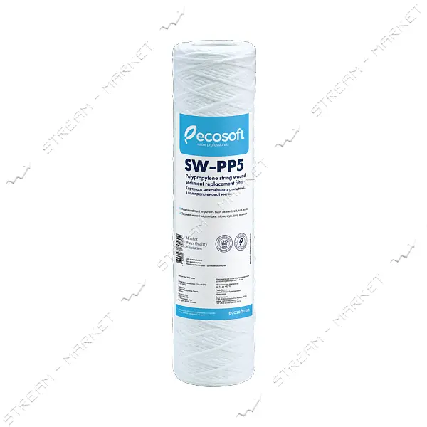Картридж полипропиленовая нить Ecosoft CРN25105ECO 5мкм 2.5"x10"