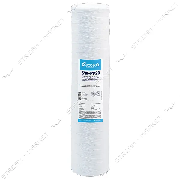 Картридж полипропиленовая нить Ecosoft CРN452020ECO 20мкм 20 ВВ 4.5"x20" под заказ