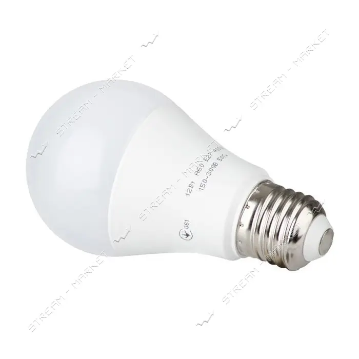 Лампа светодиодная Intertool LL-0015 А60 Е27 12Вт 150-300В 4000К                                    