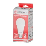 Лампа светодиодная Intertool LL-0017 А60 Е27 15Вт 150-300В 4000К