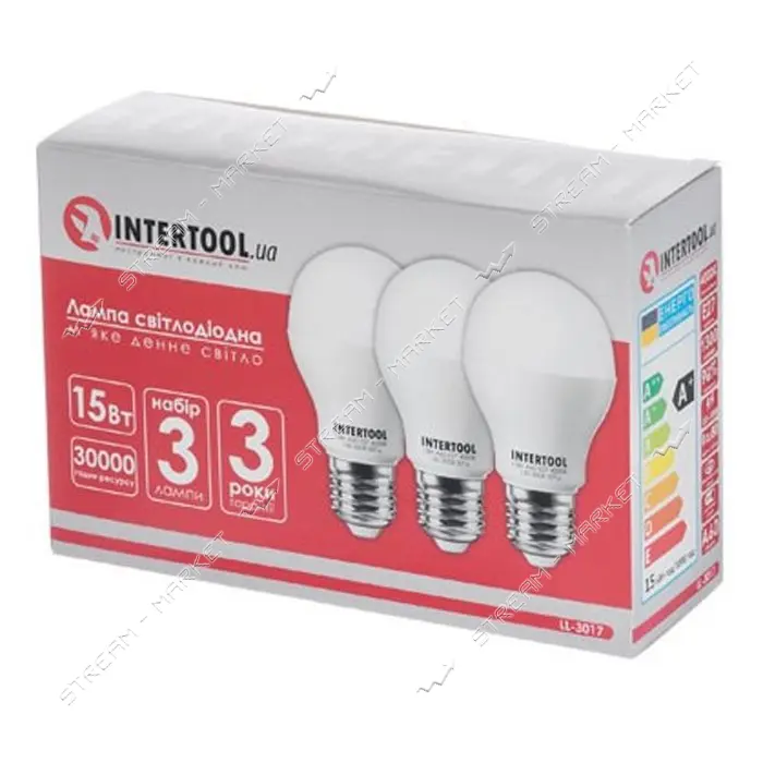 Набор светодиодных ламп Intertool LL-3017 3шт