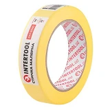 Лента малярная Intertool DM-2540 25мм х 40м желтая 9шт