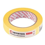 Лента малярная Intertool DM-2540 25мм х 40м желтая 9шт