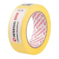 Стрічка малярна Intertool DM-3840 38мм х 40м жовта 6шт                                              