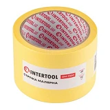 Лента малярная Intertool DM-7220 72мм х 20м желтая 2шт                                              