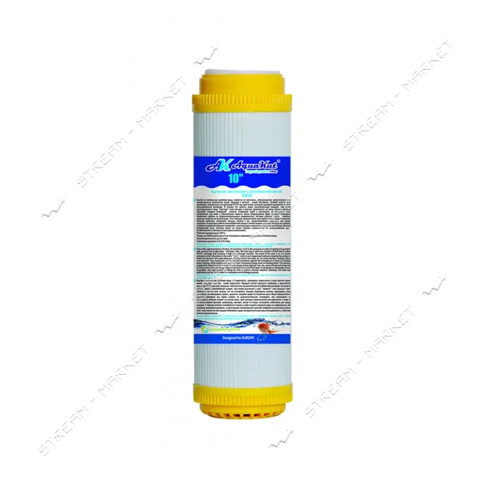 Картридж умягчающий AquaKut с ионообменной смолой 10" 2 1/2 FCCST