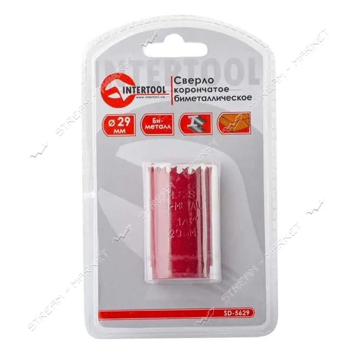 Сверло корончатое Intertool SD-5629 биметаллическое 29мм