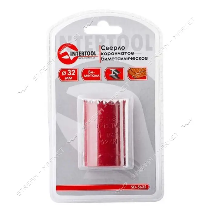 Сверло корончатое Intertool SD-5632 биметаллическое 32мм