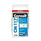 Клей для плитки и натурального камня Ceresit CM 117 Flex 5кг
