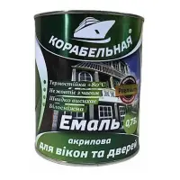 Фарба акрилова для вікон і дверей Корабельна 0.75кг                                                 