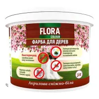 Краска для деревьев Flora colour 4.2кг белая                                                        