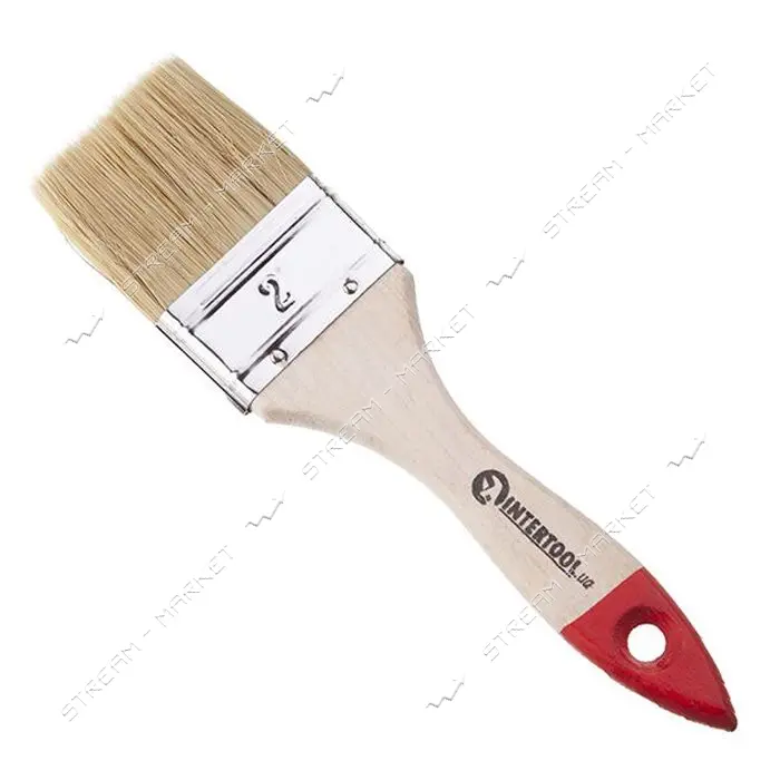 Кисть флейцевая Intertool KT-1250 50x10x44мм