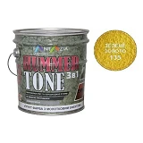 Краска 3 в 1 молотковая Fantazia Hammer tonе 135 2л зеленое золото