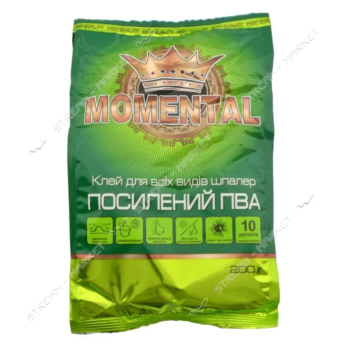 Клей обойный Momental Усиленный ПВА 200г                                                            
