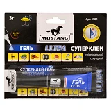 Клей-гель секундный Мустанг 3 гр туба