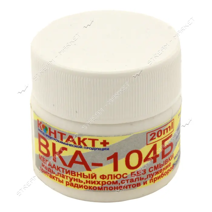Флюс ВКА-104Б Контакт+ 20мл                                                                         