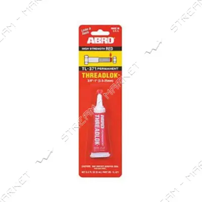 Фиксатор резьбы Abro LT 371 6мл красный                                                             