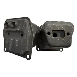 Глушитель GoodLuck с двумя выходами газа 4500/5200                                                  