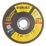 Диск шлифовальный лепестковый Sigma 9172041 125мм Р40