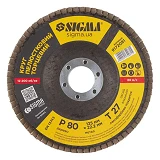 Диск шлифовальный лепестковый Sigma 9172081 125мм Р80