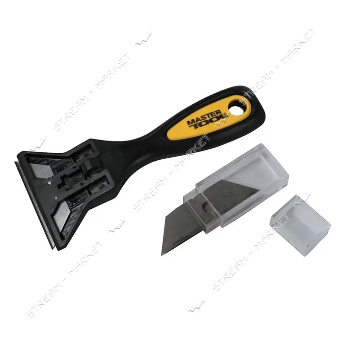 Скребок для краски с комплектом лезвий Mastertool 17-1001 10шт                                      