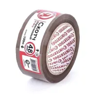 Скотч Intertool KT-0913 52мкм 48мм 100м коричневый                                                  
