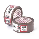 Скотч Intertool KT-0913 52мкм 48мм 100м коричневый                                                  
