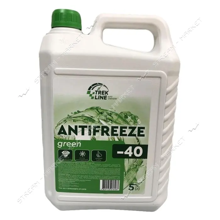 Антифриз -40 TrekLine 5723Т 5л зеленый