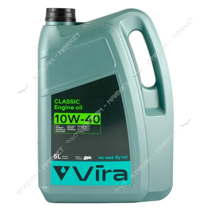 Масло моторное Vira VI0314 Classic SG/CF A3/B3 10W-40 5л