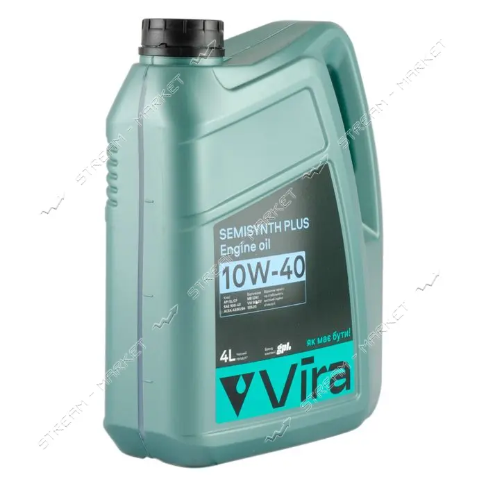 Масло моторное Vira VI0352 Semisynthetic Plus SL/CF A3/B3/B4 10W-40 4л                              