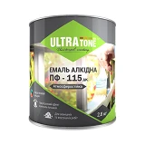 Краска алкидная Ultratone ПФ-115 2.8л вишневая                                                      