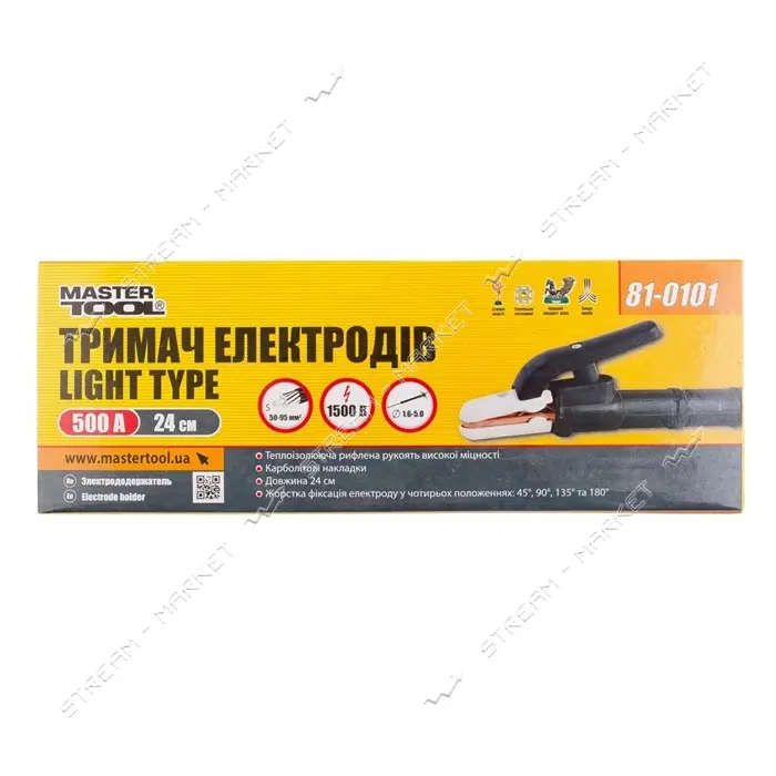 Держатель электродов Master-Tool 81-0101 Light type 500А                                            